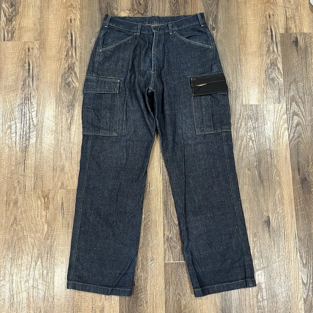 VTG Ralph Lauren Polo Jeans Co RL67 Military Pant 34/34 Denim Stash Cargo RL2